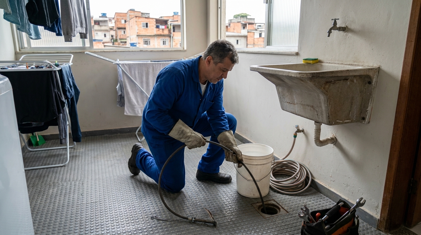 Desentupimento de Ralos Externos na Carlota, Campo Grande‑MS